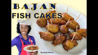 How to make BAJAN FISH CAKES by Kelly Henry [upl. by Ralli]