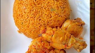 HOW TO MAKE SMOKY JOLLOF RICE  NIGERIA JOLLOF RICE RECIPE [upl. by Siramad]