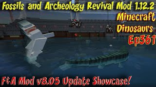 Fossils and Archeology Mod 1122 v805 Update 2021 Megladon 4k60FPS Minecraft JAVA Dinosaurs Ep361 [upl. by Layne]