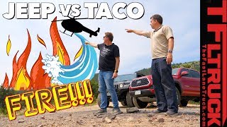 Compared Toyota Tacoma vs Jeep Wrangler vs Pennsylvania Gulch OffRoad Review [upl. by Lecirg]