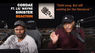 Cordae ft Lil Wayne  Sinister REACTION [upl. by Hpesojnhoj]