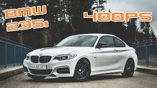 BMW 235i mit 400ps 100  200 kmh Autovlog [upl. by Calendra]