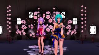 MMD Persecution Complex Cellphone Girl 被害妄想携帯女子笑 Yukari Miku [upl. by Otanutrof]