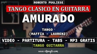 Amurado  tango guitarra Roberto Pugliese  partitura online [upl. by Leur388]