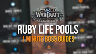 Ruby Life Pools  1 Minute Boss Guides  Dragonflight Season 1 [upl. by Janine401]