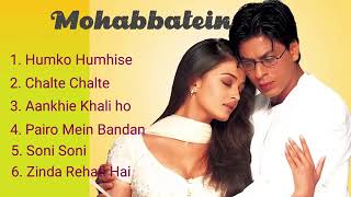 Mohabbatein Movie All Songs  Shah Rukh Khan  Aishwarya Rai  viralvideo love lovesong [upl. by Eniowtna]