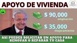 Como obtener un apoyo de vivienda  90000 Ampliación  35000 Mejoramiento subsidio GRATIS [upl. by Kela]