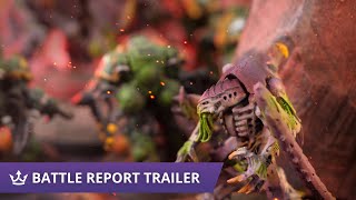 Salamanders vs Tyranids  Warhammer 40k Battle Report Trailer [upl. by Corly]