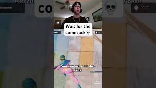 Roast battles are definitely not my thing💀 gaming fortnite shorts schef [upl. by Klatt59]