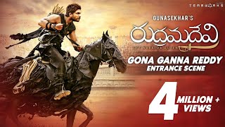 Gona Ganna Reddy Entrance Scene from Rudhramadevi 3D Telugu Movie  Happy Birthday Allu Arjun [upl. by Arutak761]