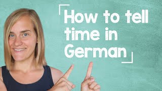 How to Tell Time in German  A1 with Jenny [upl. by Allemat385]