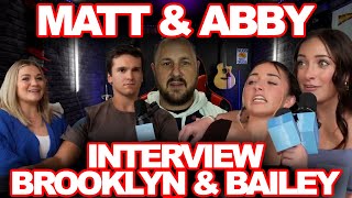 Matt amp Abby Interview Brooklyn amp Bailey About Growing Up On YouTube [upl. by Aline]