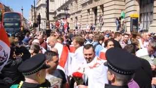 EDL Downing Street demo HD [upl. by Ayamat]