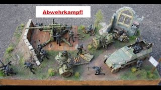 Tamiyas Flak 88  Tamiya Sdkfz 251 Diorama 135 quotAbwehrkampfquot [upl. by Cooe520]