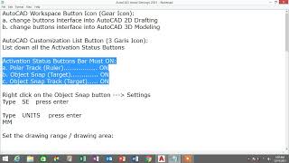 AutoCAD Tutorial Bahasa Melayu  Interface Setting amp Asas Command [upl. by Anwahsat]