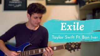 Exile  Taylor Swift amp Bon Iver Electric Guitar Cover  Radhit Arora  Midnight Strums Instrumental [upl. by Nnylav]