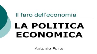 Lezione Politica economica fiscale monetaria e dei redditi [upl. by Dinan284]