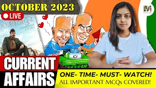 🔴October Current Affairs 2023  Top Monthly Current Affairs 2023  Shivani Soni [upl. by Areta126]