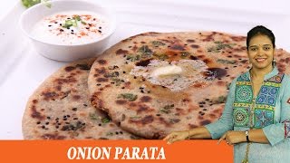 ONION PARATA  Mrs Vahchef [upl. by Ydur]