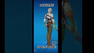 Ciri from The Witcher 3 in Fortnite skin fortnite thewitcher3 cirilia ciri [upl. by Gabel]