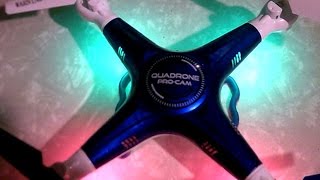 Quadrone Pro Camera Drone Quadcopter Review [upl. by Sillek]