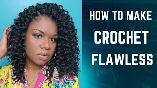 The BEST Crochet Braid Technique  Crochet Braids Look Like Its Growing Out Of Your Scalp [upl. by Flavio]