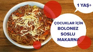 Bolonez Soslu Makarna Namı Diğer Kıymalı Makarna Nasıl Yapılır 1 Yaş  İki Anne Bir Mutfak [upl. by Averyl]