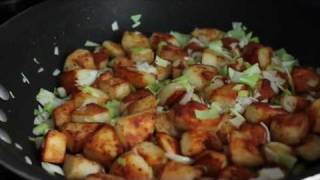 Duck Fat Potato Homefries  Green Garlic Duck Fat Home Fries Recipe [upl. by Nyrem]