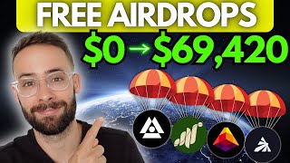 Top FREE Airdrops for 2024 0 Required [upl. by Francklin]