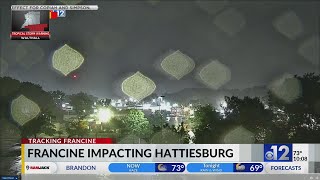 Francine impacting Hattiesburg area [upl. by Norward351]