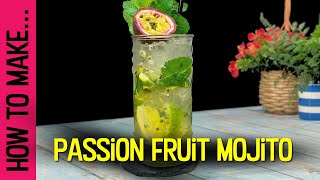 How to make a Passion Fruit Mojito [upl. by Akemrej]