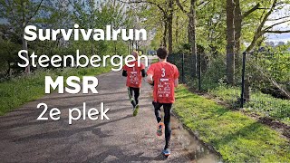 Survivalrun Steenbergen MSR  2e plaats [upl. by Emmey]