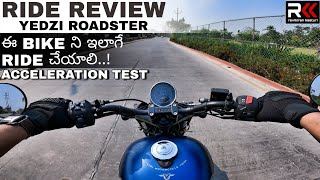 Yezdi Roadster Genuine RIDE REVIEW Problems noticed Better for City or Touring [upl. by Ayrb]