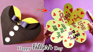 Easy and Beautiful card for Fathers day Fathers day card making ideas very easy Fathers Day Card [upl. by Nonac]