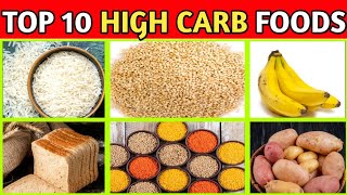 Top 10 HighCarb Foods for Energy✅💪  Best Source of Highcarb Foods [upl. by Monjan839]