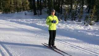 4 Tips for Beginner Diagonal Stride Classic Skiing [upl. by Amelina]