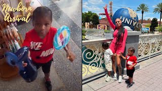 NBA Youngboy amp Arcolas Son Kaell Goes To Universal Studios For The 1st Time 🎡 [upl. by Acinok]