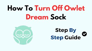 How To Turn Off Owlet Dream Sock [upl. by Dumond]