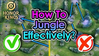 HOK The Effective Jungle Rotation To Gain Gold and EXP Faster  Jungling Guide  King Spade [upl. by Sawyer]