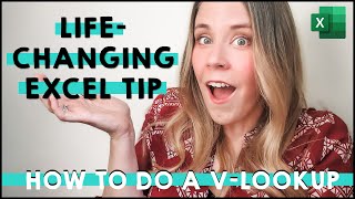 EXCEL TUTORIAL  LifeChanging Tip Use VLookups to Combine Excel Documents Saves SO Much Time [upl. by Dnalevelc]