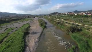 Río Llobregat Sant Vicenç dels Horts Drone DJI phantom 3 [upl. by Latoye114]