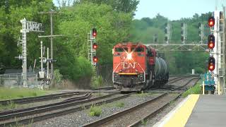 CN Train 586 Eastbound June 5 2023 [upl. by Cirdes]