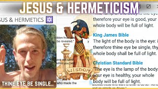 JESUS Taught HERMETICS  Hidden Teachings of Jesus SUPPRESSED Esoteric Knowledge [upl. by Aikram]