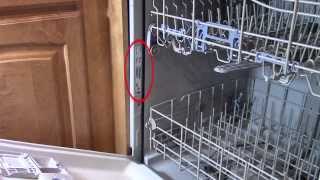 Dishwasher repair  Leaking from bottom of door  troubleshooting Whirlpool [upl. by Bedwell]