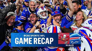 Josh Allen LEADS Bills Past Buccaneers On Thursday Night Football I Game Recap I CBS Sports [upl. by Nuahsyd223]