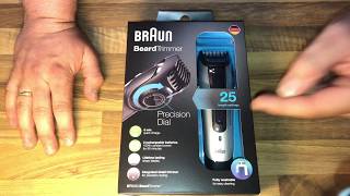 Braun BT5090 Beard Trimmer for Men Cordless amp Rechargeable unboxing and instructions [upl. by Esilehs69]