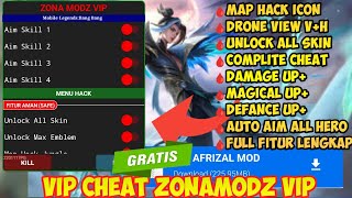 NEW CHEAT MLBB 2024  UNLOCK ALL SKIN  AIM LING  AUTO RETRI  ANTI BANNED NO PASSWORD [upl. by Bollen]