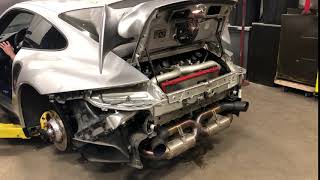 900 HP Porsche GT2RS 38L Mezger Build [upl. by Norraf]