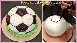 football cake  1kg football cake design  football theme cake  football birthday cake  football [upl. by Waki]