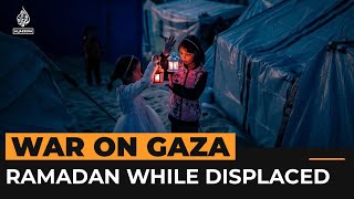 Palestinians displaced by Gaza war prepare for Ramadan  Al Jazeera Newsfeed [upl. by Genaro268]